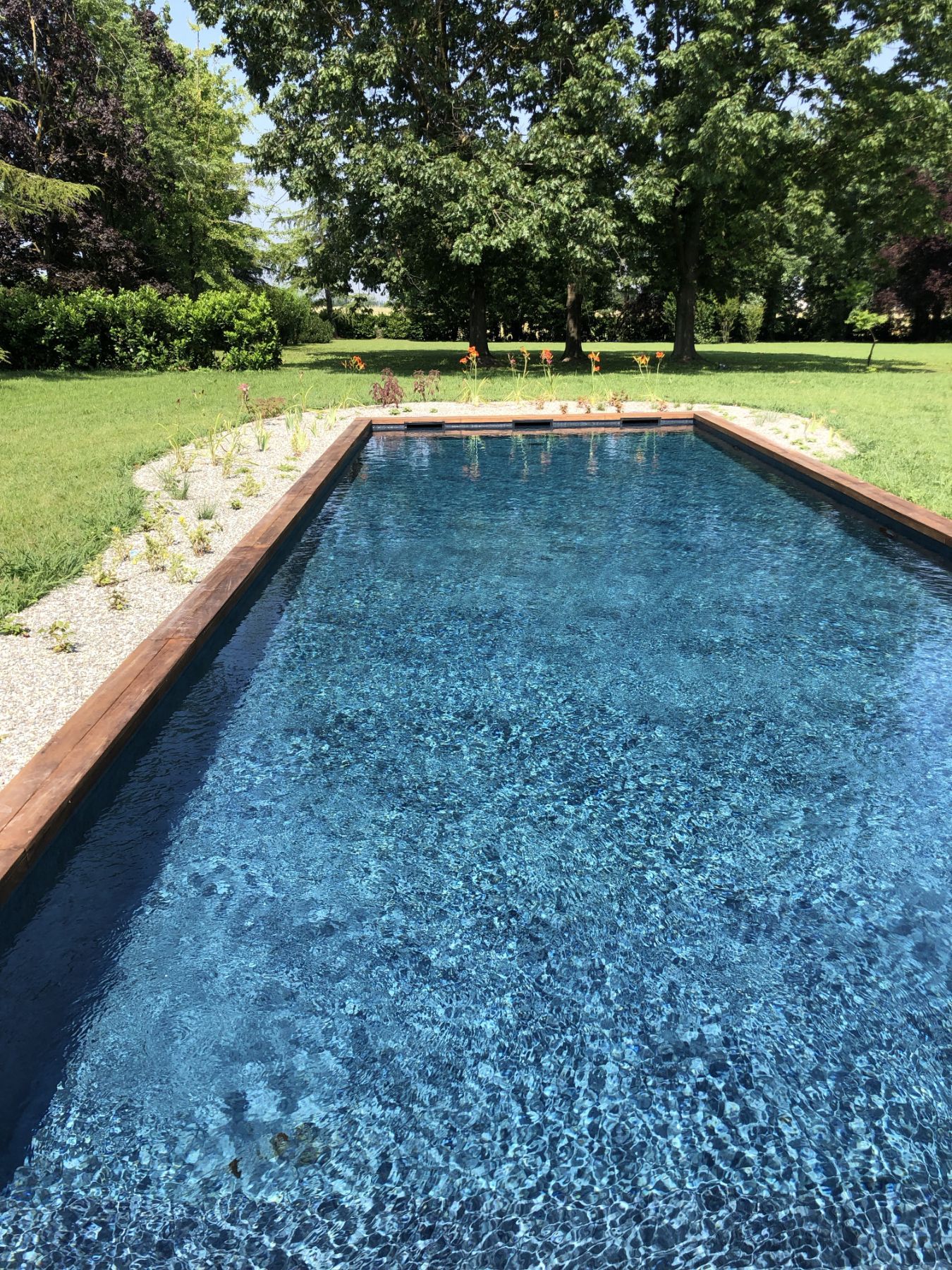 Piscina a skimmer con rivestimento TOUCH ELEGANCE