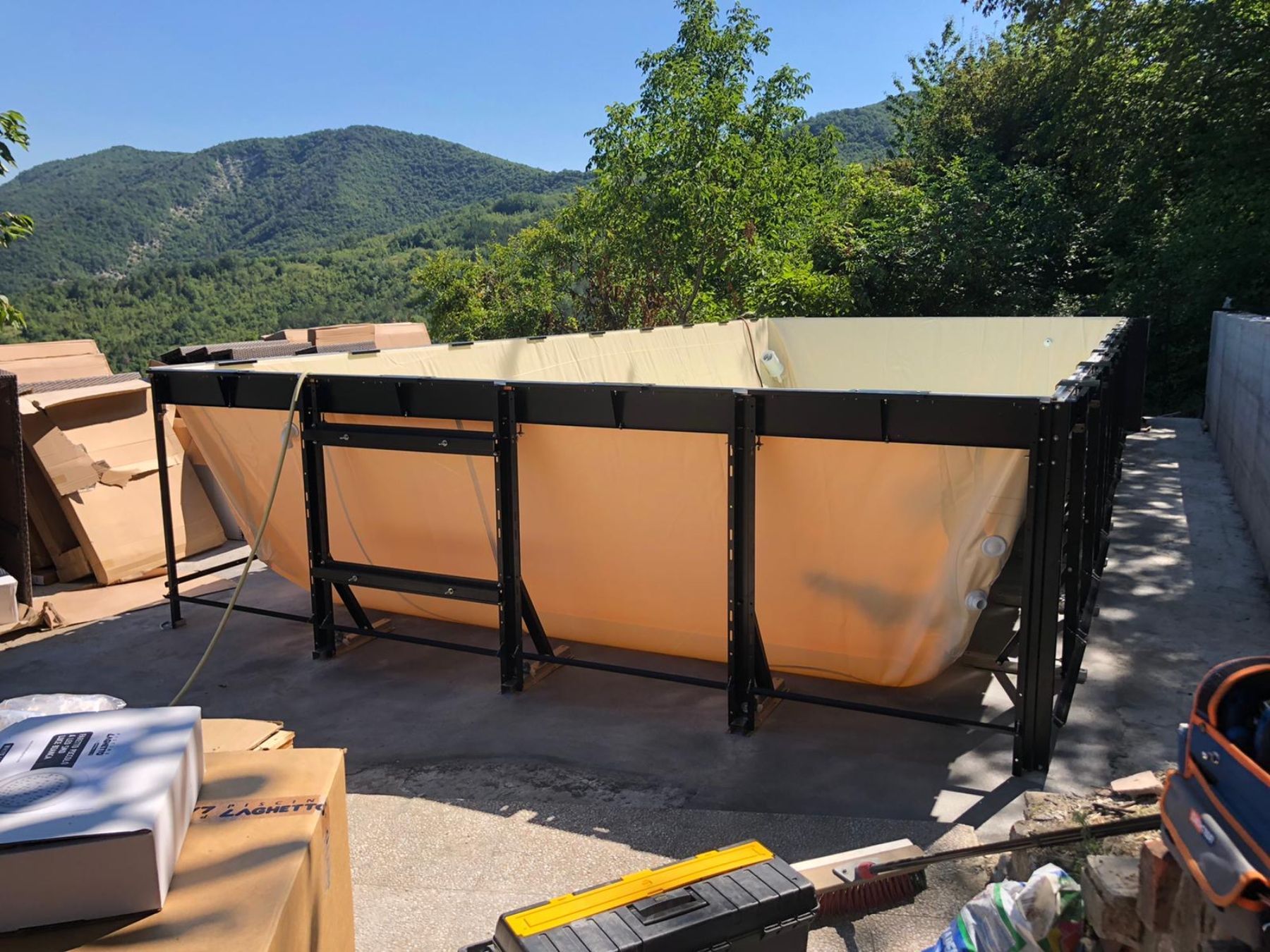 Piscina fuori terra Laghetto linea Dolcevita, modello Diva Piscina Laghetto fuori terra
