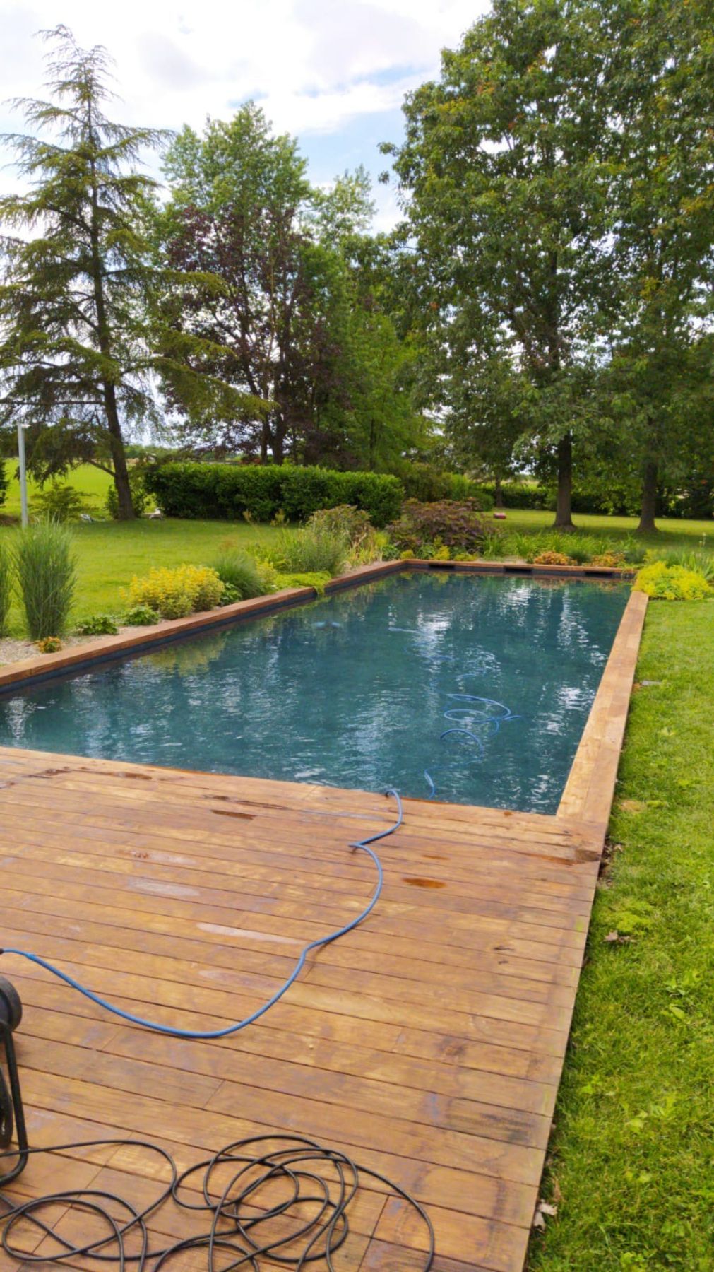 Piscina a skimmer con rivestimento TOUCH ELEGANCE Piscina Bio Agriturismo Case Zucchi a skimmer con rivestimento TOUCH ELEGANCE