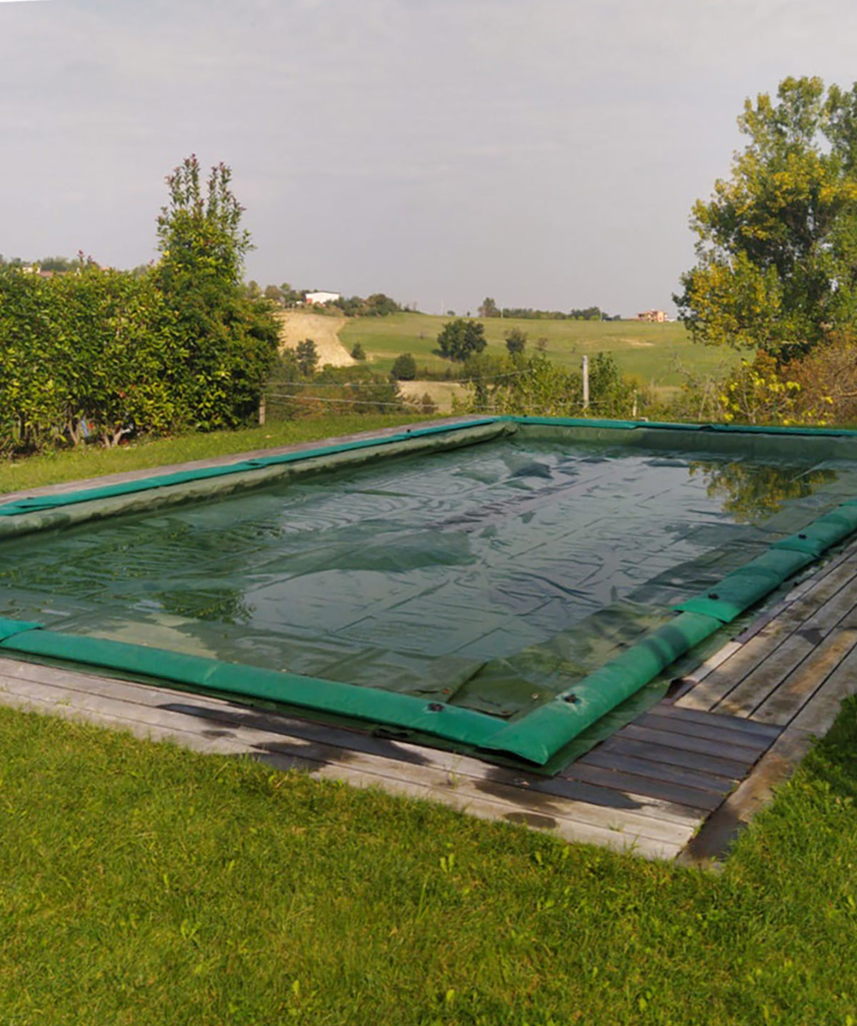 COPERTURA INVERNALE PER LA TUA PISCINA COPERTURA INVERNALE PER PISCINA