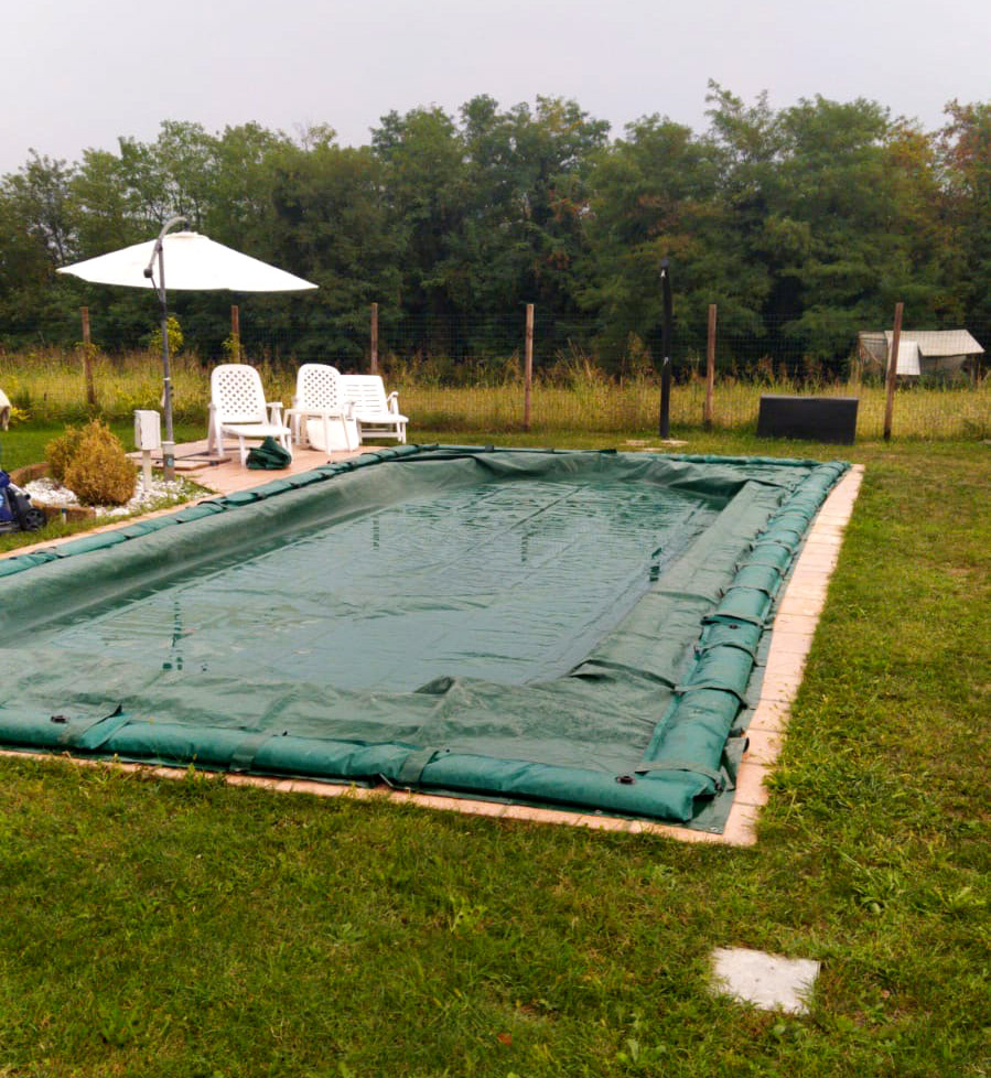 COPERTURA INVERNALE PER LA TUA PISCINA COPERTURA INVERNALE PER PISCINA
