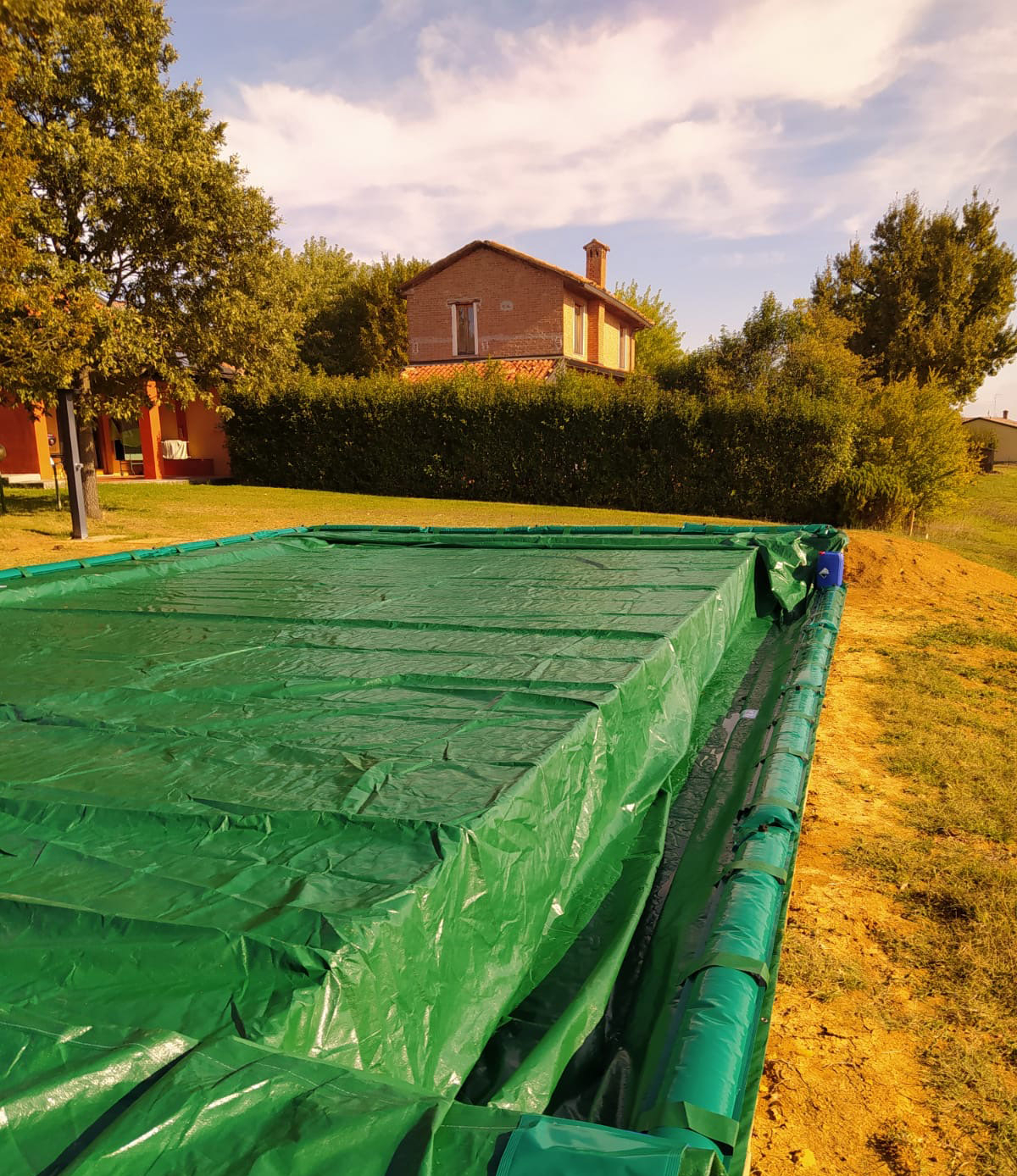 COPERTURA INVERNALE PER PISCINA