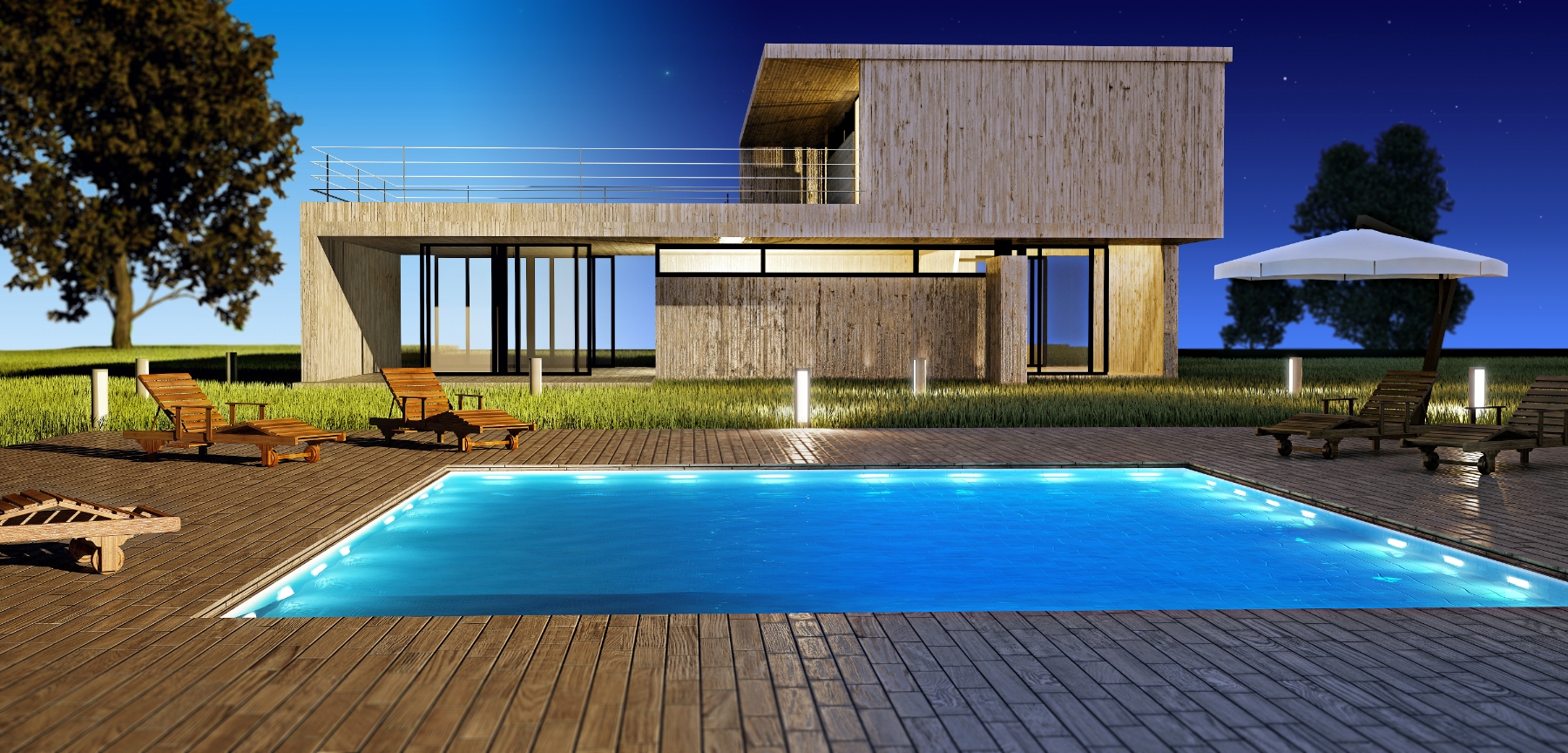 illuminazione notturna piscina illuminazione notturna piscina