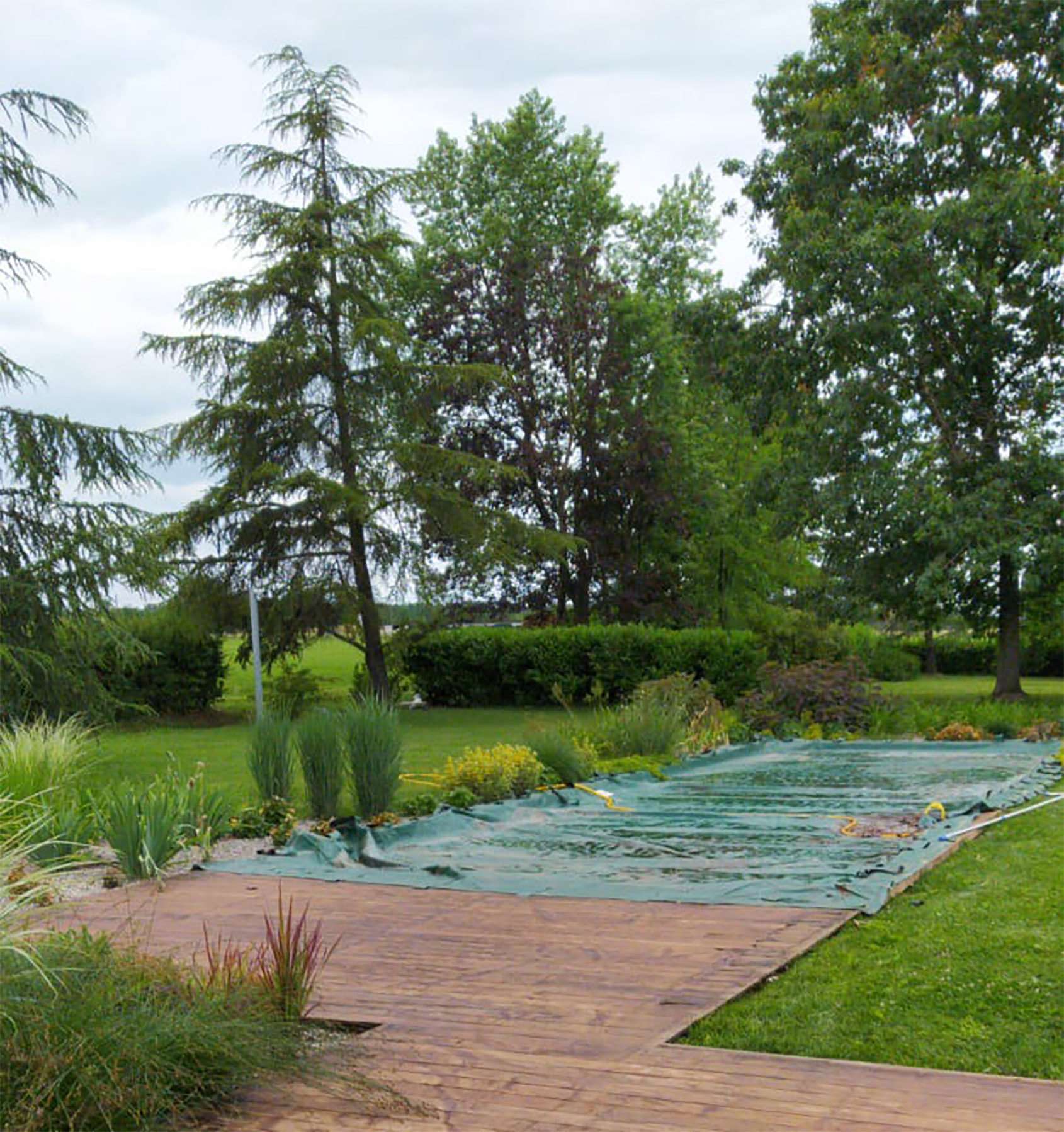 COPERTURA INVERNALE PER LA TUA PISCINA COPERTURA INVERNALE PER PISCINA