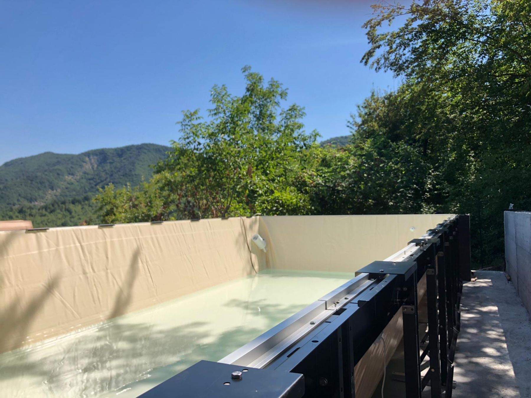 Piscina fuori terra Laghetto linea Dolcevita, modello Diva Piscina Laghetto fuori terra
